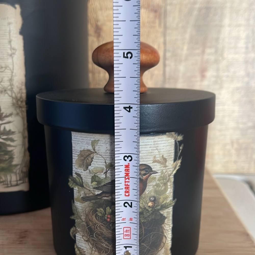Upcycled Bird canister set - Picture 9 of 14